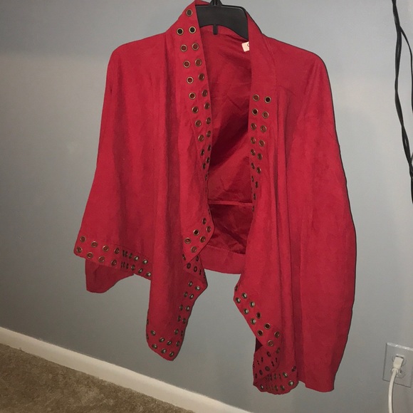 Red Jacket/Cardigan - Picture 4 of 6